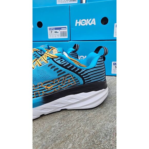 HOKA ONE ONE  Men\'s Bondi 6 Dresden BlueBlack  size 7. New in box main image 5